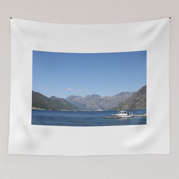 Item preview, mountains and sea landscape Bay of Kotor Montenegro summer season designed and sold by goceris.