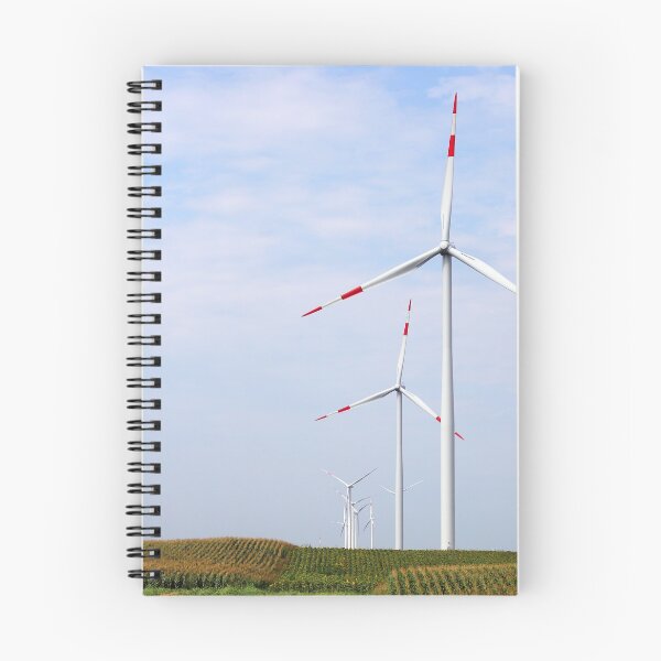 Item preview, wind turbines in the field landscape designed and sold by goceris.