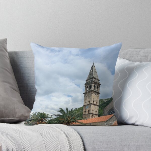 Item preview, Saint Nicholas church tower Perast town Montenegro designed and sold by goceris.