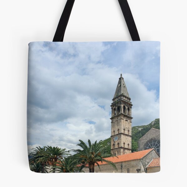 Item preview, Saint Nicholas church tower Perast town Montenegro designed and sold by goceris.