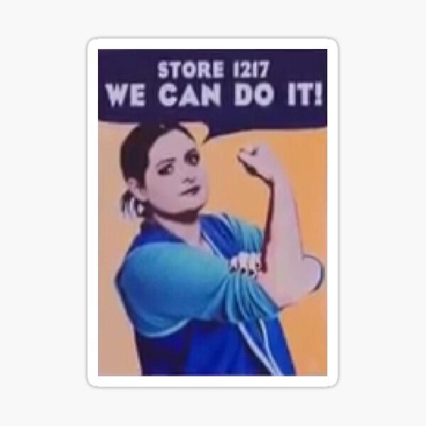 Dina, We can do it! Poster | Superstore Sticker