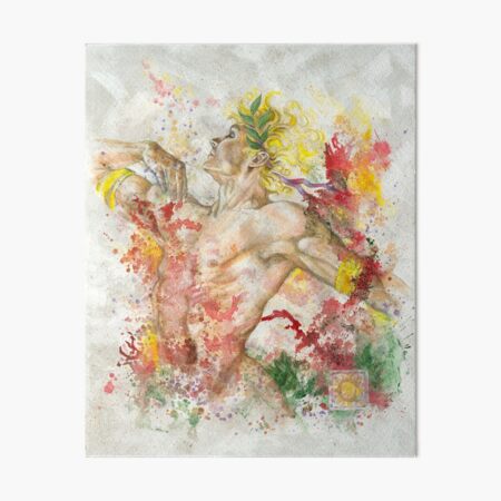 Dancing Apollo Art Board Print