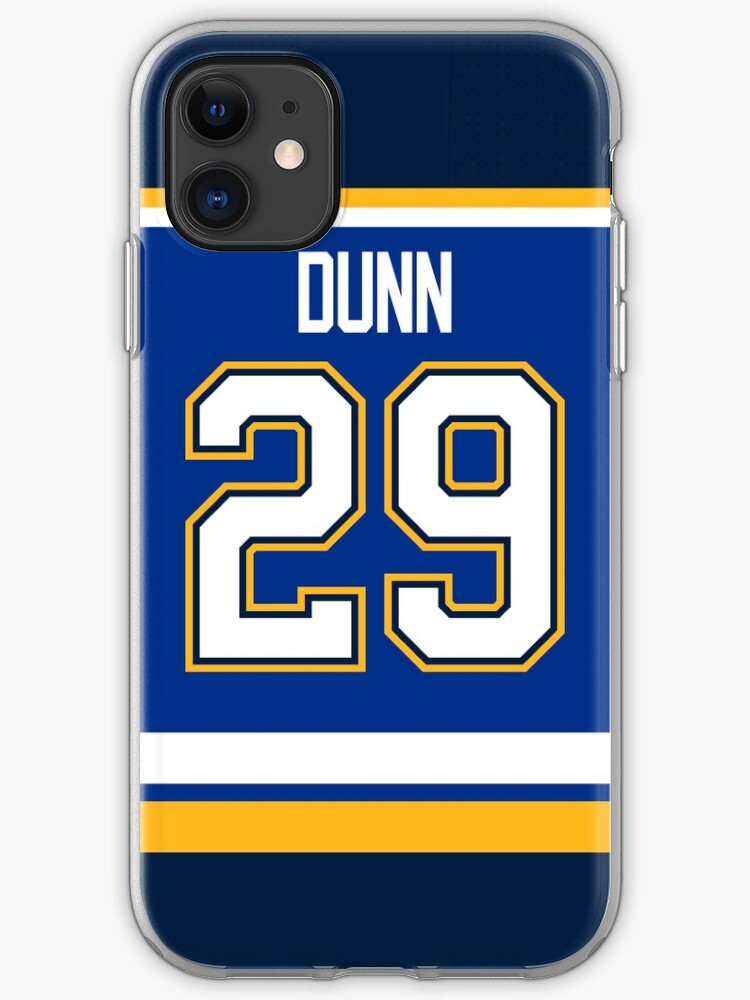 St Louis Blues Vince Dunn Home Jersey Back Phone Case Iphone
