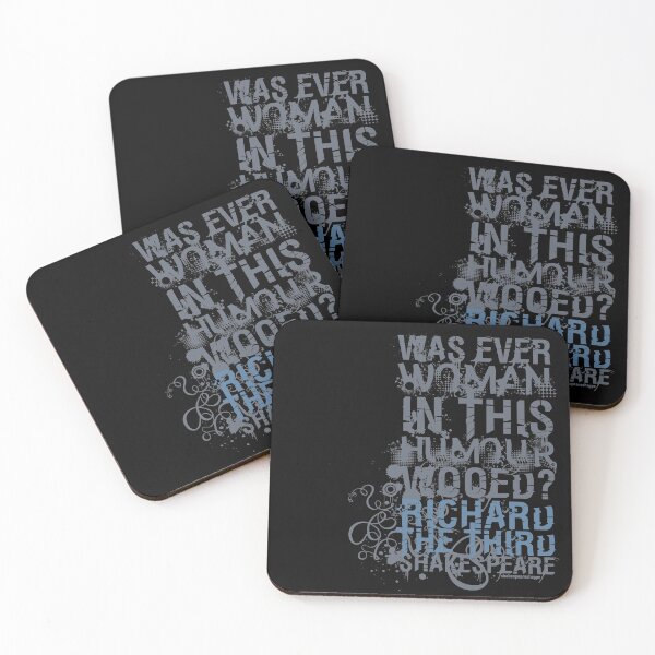 Item preview, Richard III Wooed Quote (Grayscale) designed and sold by Styled Vintage.