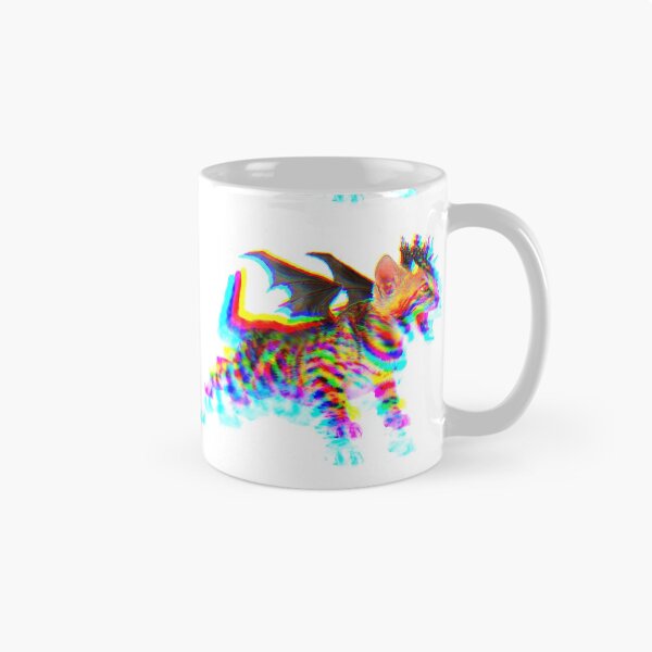 Item preview, 3D Flying Demon Cat designed and sold by bubblesinspace.