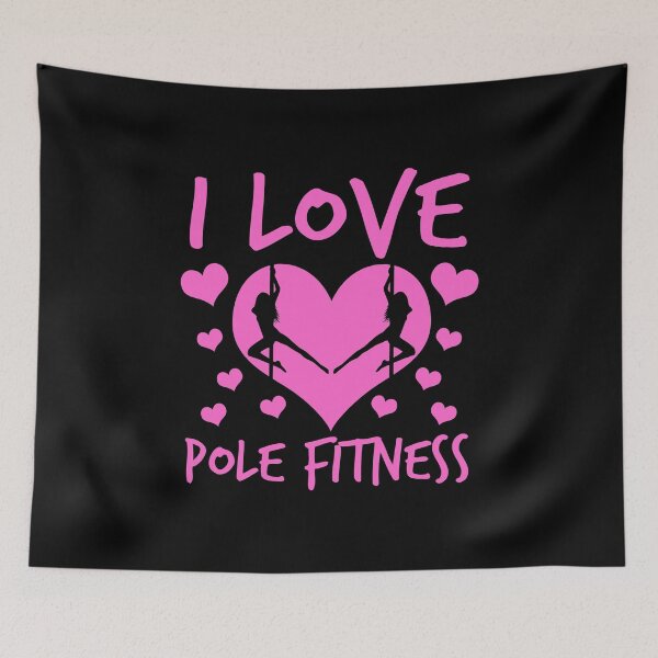 Item preview, Pole Dance Shirt I Love Pole Fitness Gift Tee designed and sold by haselshirt.