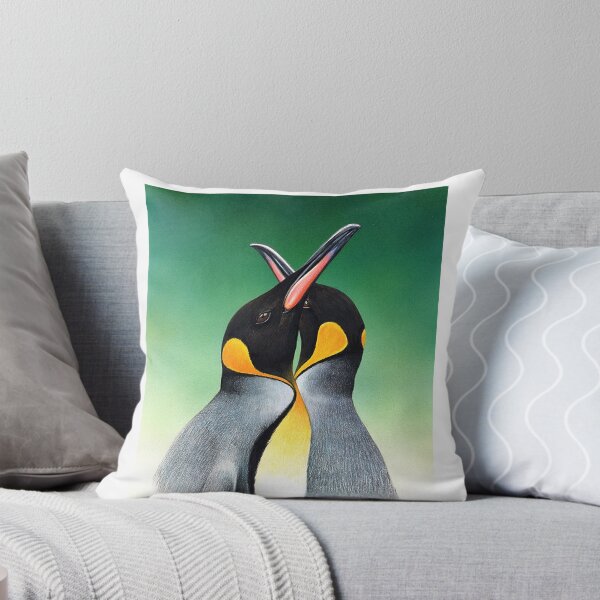 Item preview, king penguins cuddle designed and sold by Trish Hart.