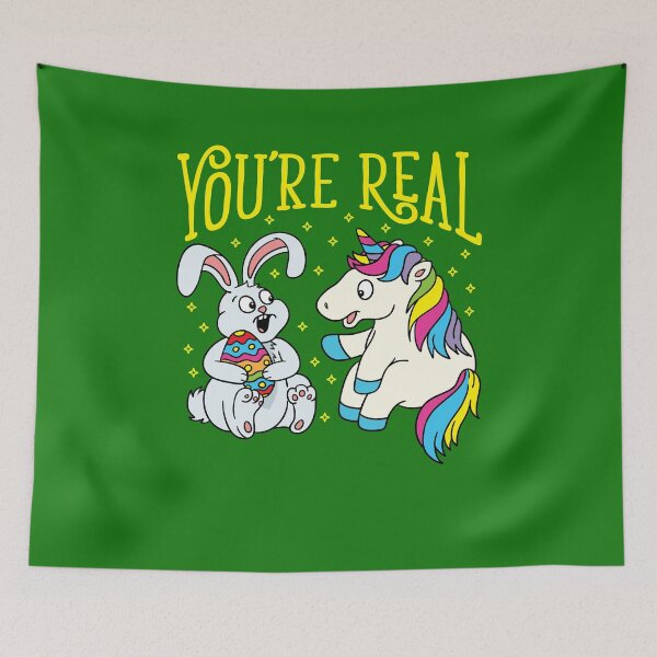 Item preview, Easter Bunny Unicorn You're Real designed and sold by jaygo.
