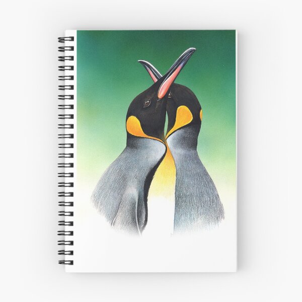 Item preview, king penguins cuddle designed and sold by Trish Hart.