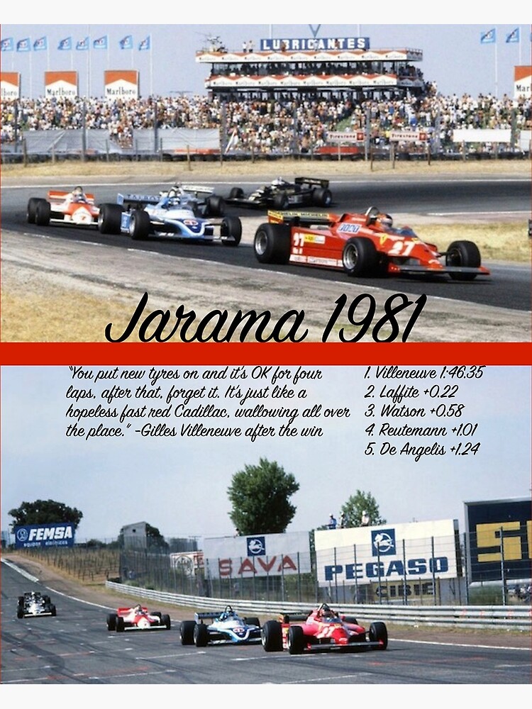 Disover Jarama 1981 Premium Matte Vertical Poster