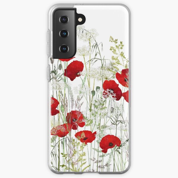 Poppy Field Samsung Galaxy Soft Case