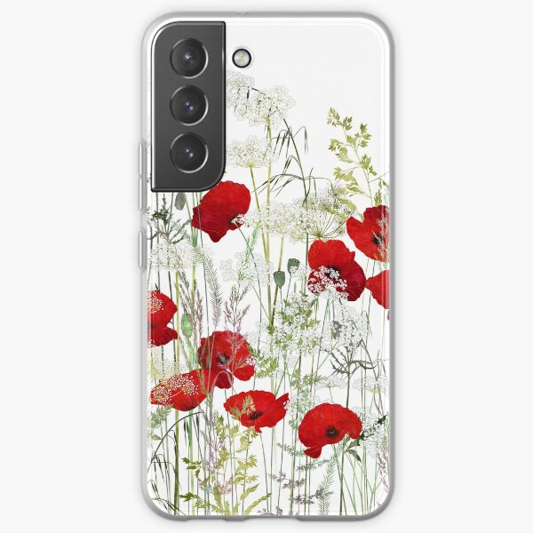 Poppy Field Samsung Galaxy Soft Case