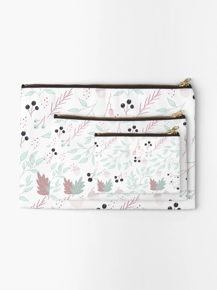 Thumbnail 2 of 4, Zipper Pouch, Spring pattern designed and sold by kittipinter.