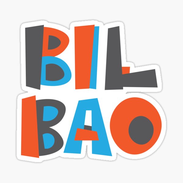 Bilbao Hand Drawn Text Sticker
