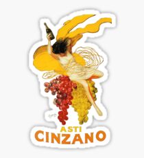 Weinlese Asti Cinzano Poster von Leonetto Cappiello Beverage Champagne Drink Artwork für Drucke Poster Tshirts Sticker