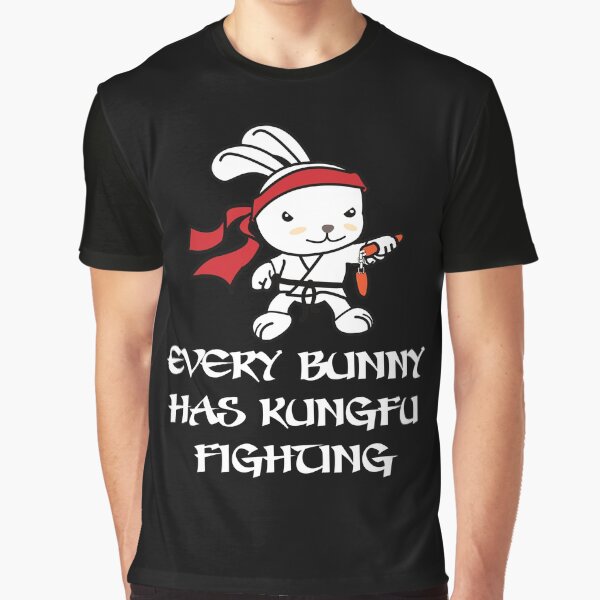 Item preview, Funny Every Bunny Was Kung Fu Fighting Easter T-Shirt Women designed and sold by rhonstoppable27.
