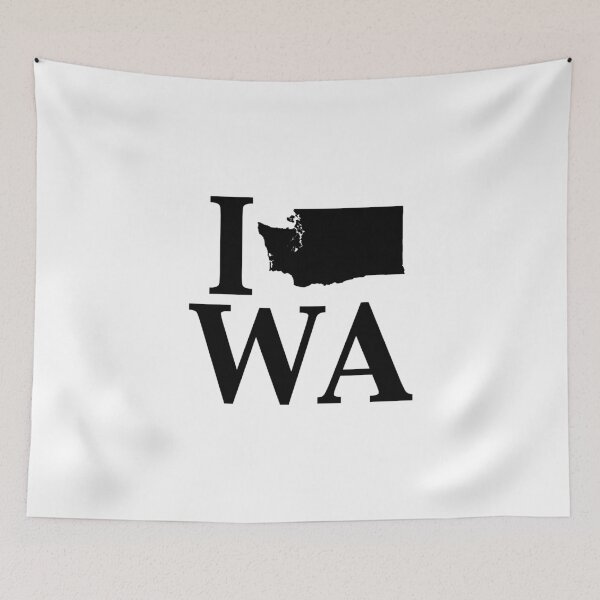 Aperçu de l'œuvre Conception graphique I Heart Washington State créée et vendue par kimberlyjensen.