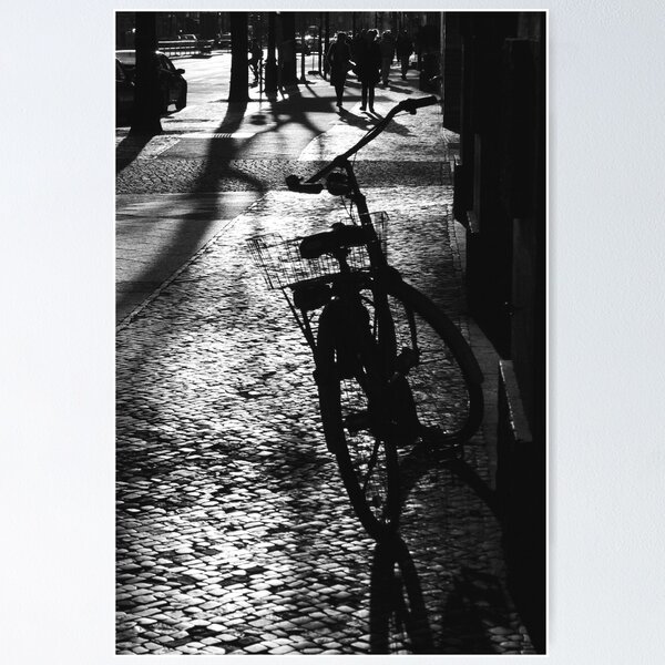 Item preview, Bike in the first warm sun of the year designed and sold by Tanja Katharina Klesse.