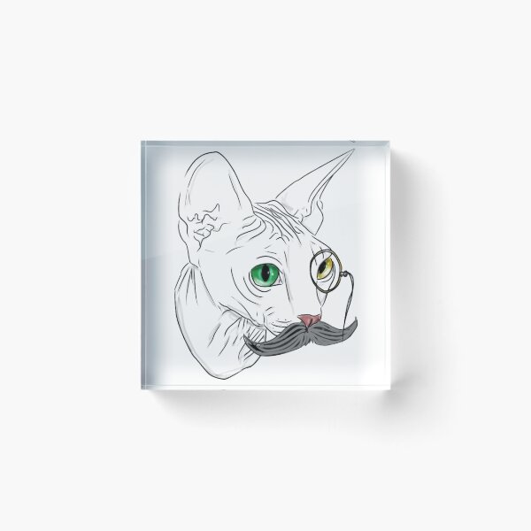 Artikelvorschau, Dapper Sphynx Katze entworfen und verkauft von DoodleMoose.