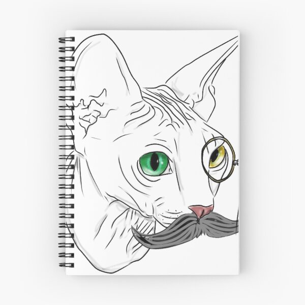 Item preview, Dapper Sphynx cat designed and sold by DoodleMoose.