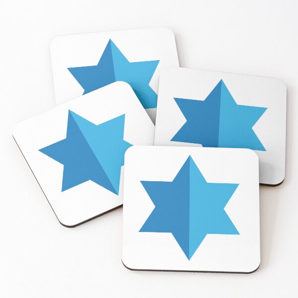 Item preview, Blue Geometric shapes Triangle star of david  designed and sold by sigdesign.