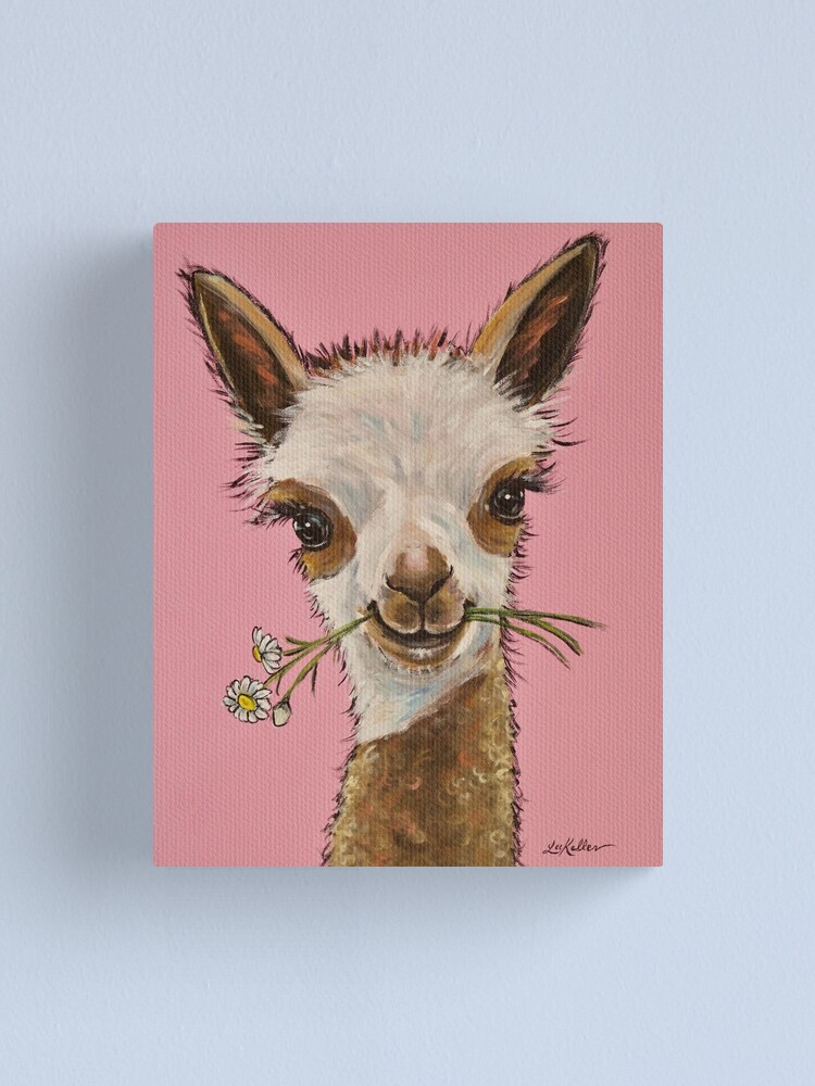 Good Baby Alpaca Printed Canvas