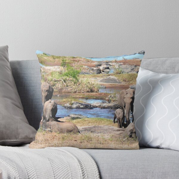 Item preview, Elephants at the river, Kruger, South Africa designed and sold by Margaret  Hyde.