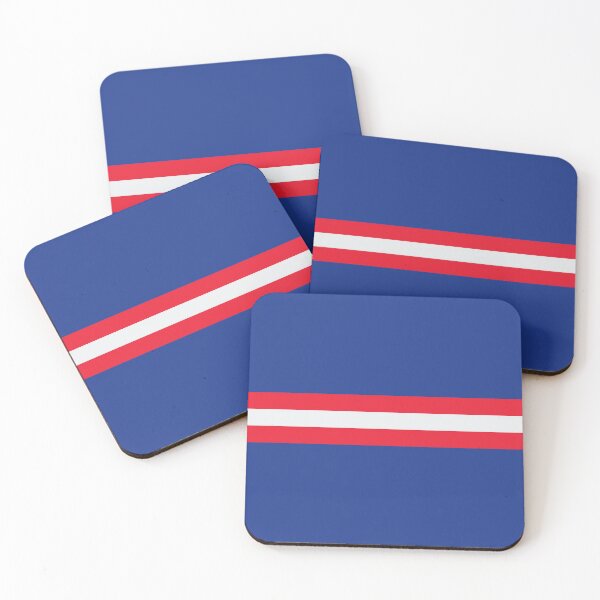 Item preview, Chelsea Blue Red & White Colours Bar Design designed and sold by Sporting Colour.