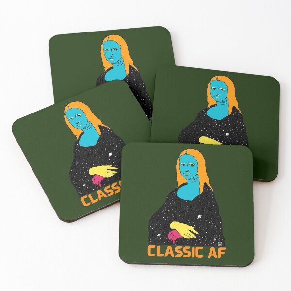 Item preview, MONA LISA IS CLASSIC AF Sticker designed and sold by aydapadi.