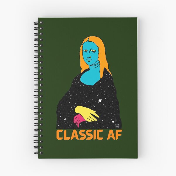 Item preview, MONA LISA IS CLASSIC AF Sticker designed and sold by aydapadi.
