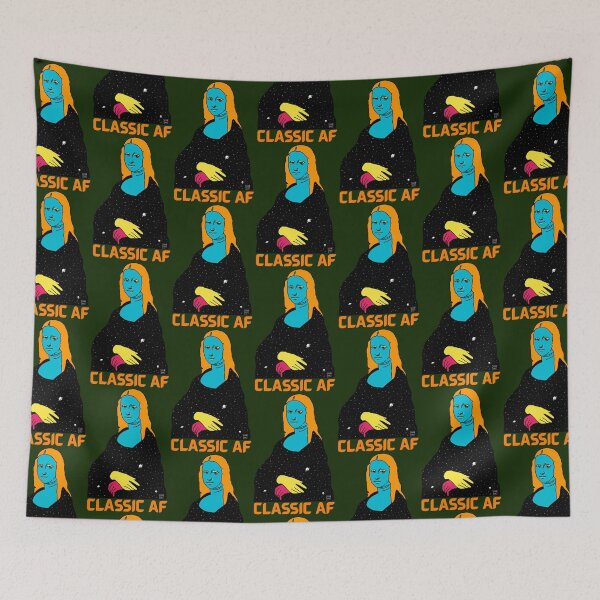 Item preview, MONA LISA IS CLASSIC AF Sticker designed and sold by aydapadi.