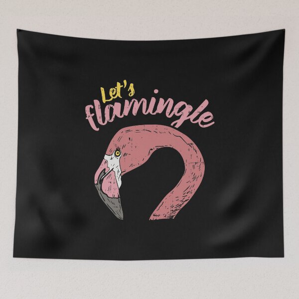 Item preview, Let's Flamingle T-Shirt I Flamingo sassy Bird designed and sold by biNutz.