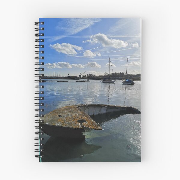 Item preview, Broken boat at high tide designed and sold by panda762.