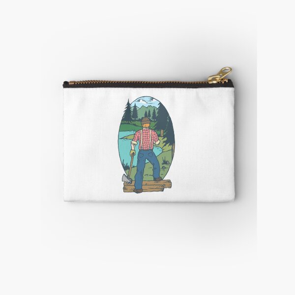 Item preview, Lumberjack Forest Cartoon Kids Tshirt designed and sold by Legendemax.