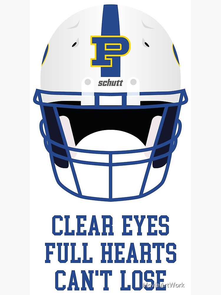 Disover Friday Night Lights Clear Eyes Premium Matte Vertical Poster