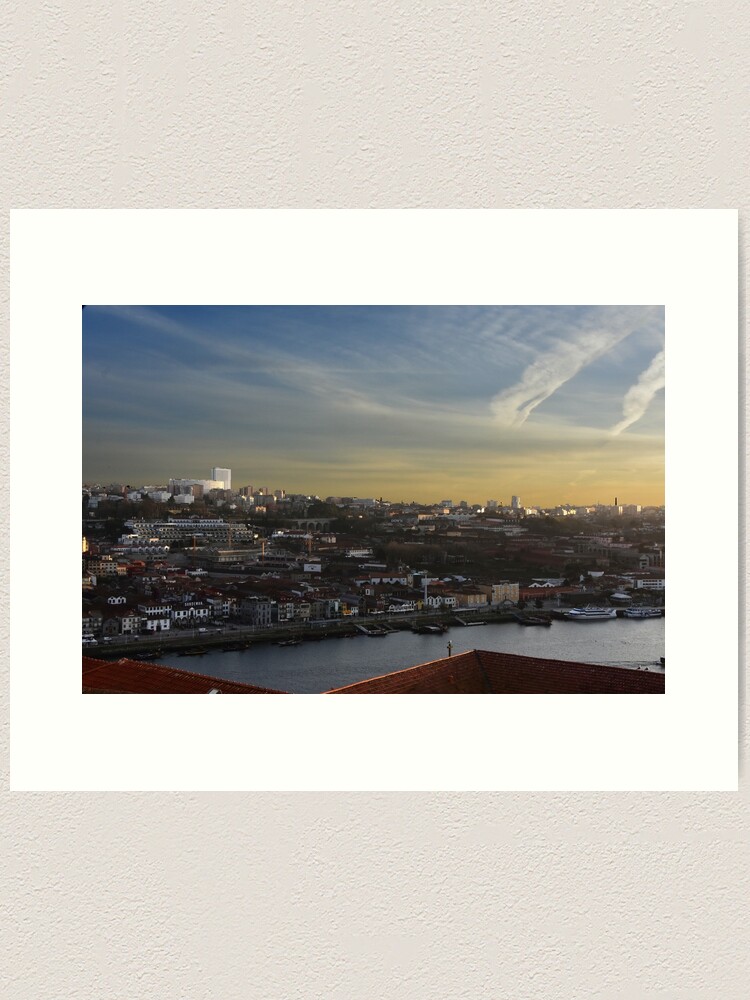 Alternate view of View over Vila Nova de Gaia Art Print