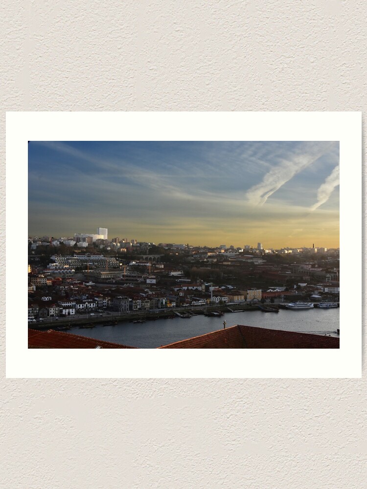 Alternate view of View over Vila Nova de Gaia Art Print