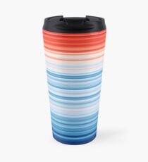 Climate Change Stripes Travel Mug