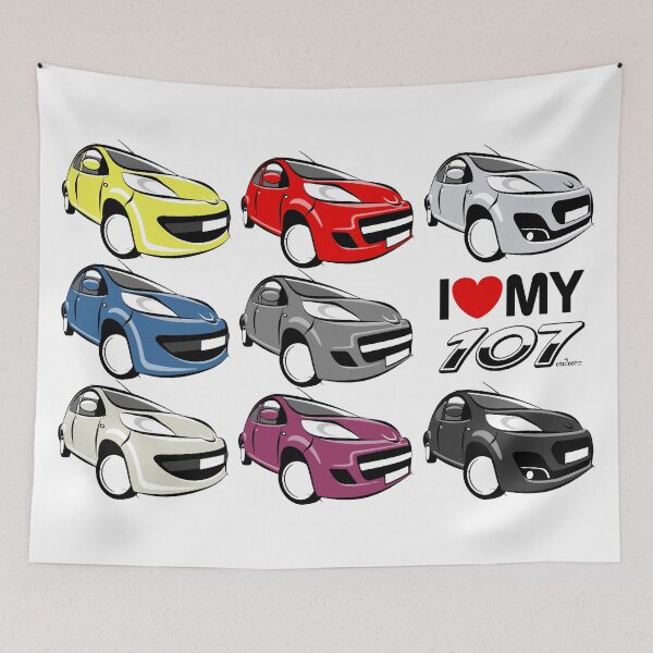 Item preview, Peugeot 107 designed and sold by car2oonz.