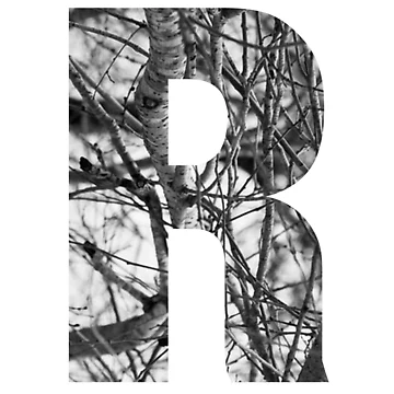 Artwork thumbnail, Tree letter R by PCollection