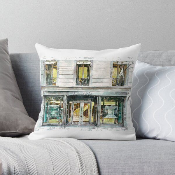 Tiffany Storefront Throw Pillow
