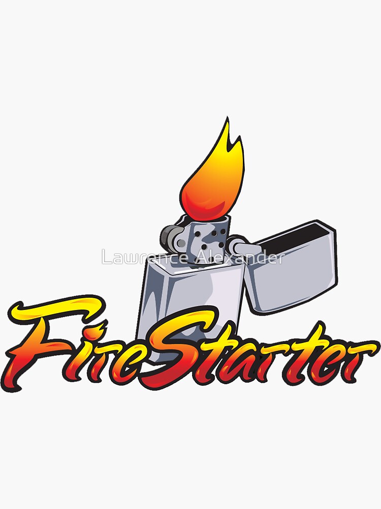 "Firestarter Lighter" Sticker for Sale by lalexander7 Redbubble