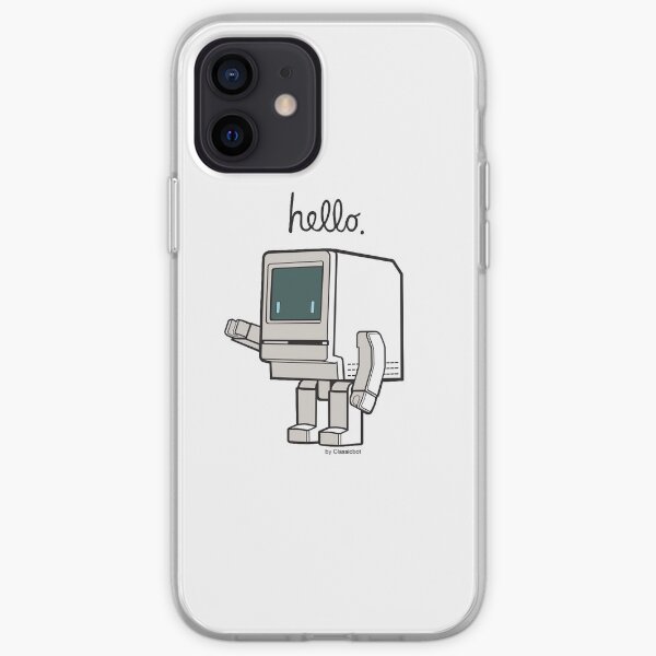 Classicbot Classic Cute Robot Graphic iPhone Soft Case