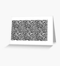 Zebra Grußkarte