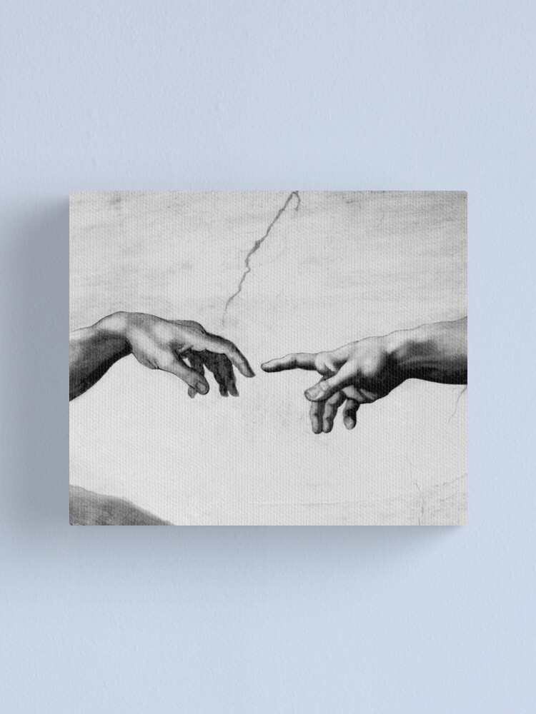 The Creation Of Adam Sistine Chapel Near Touching Hands Of God And   Fcp,small,wall Texture,product,750x1000.u3 