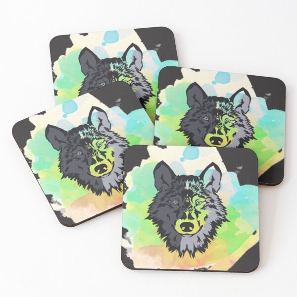 Item preview, Colorful Wolf designed and sold by Valina Moon Creations.