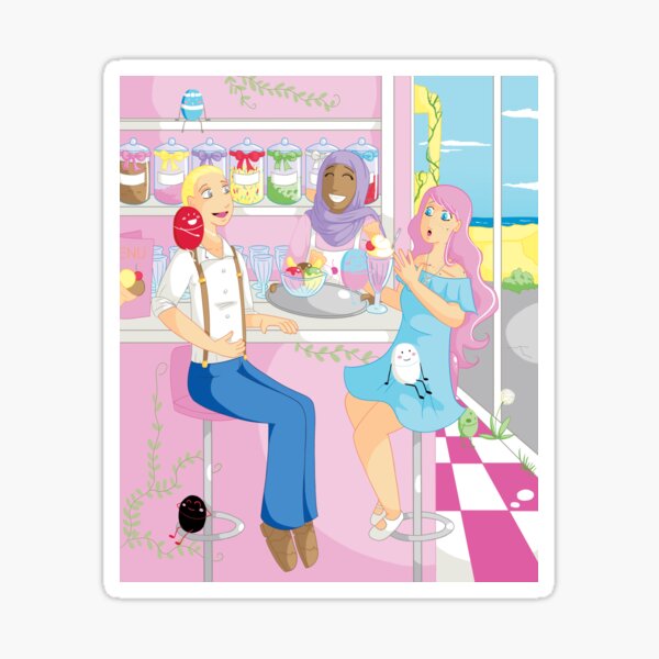 Companions - Ice Cream Parlour Sticker