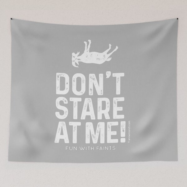 Item preview, Don´t stare at me - Fun with fainting goats designed and sold by Annwn-Ranch.