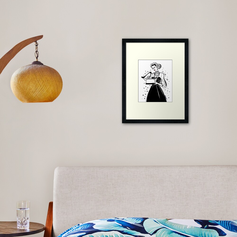 Item preview, Framed Art Print designed and sold by maggieschan.