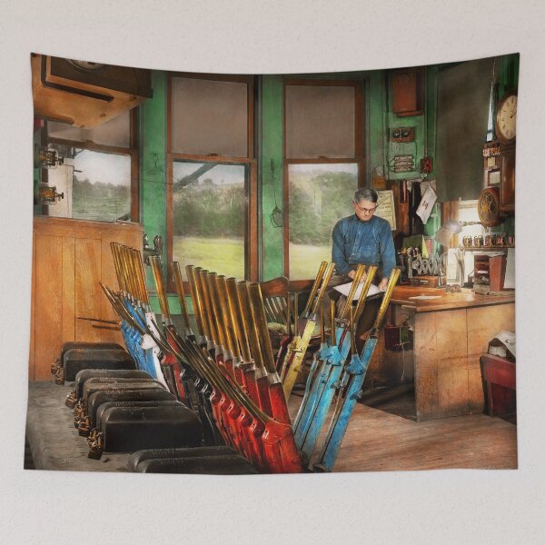 Item preview, Train - Controls - In the signal tower 1940 designed and sold by Mike Savad Photography.
